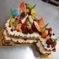 Number cake aux fruits