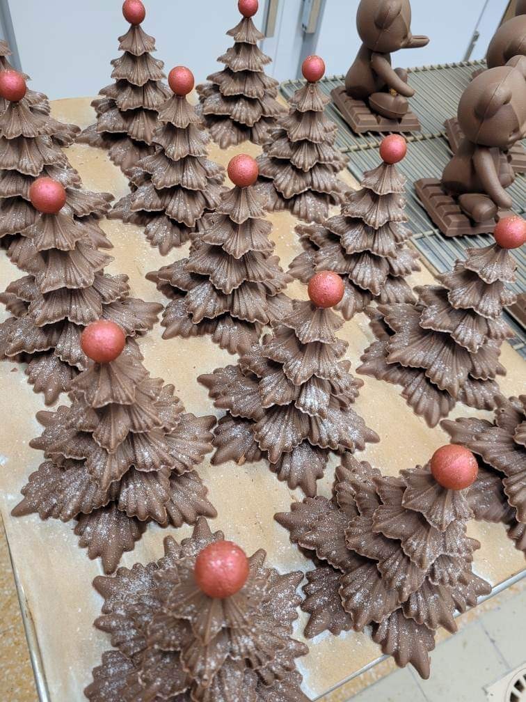 Chocolat de Noël sapin